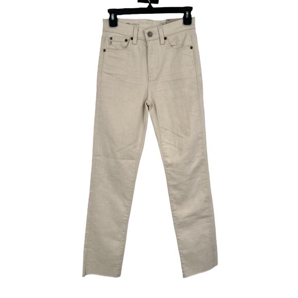 AG Adriano Goldschmied Jeans Saige AG-ED™ high rise straight leg denim size 24 - Picture 1 of 8